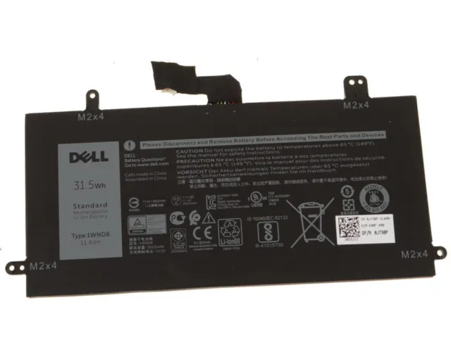 DELL Batéria 3-cell 31,5 W/HR LI-ION Latitude 5285 (P/N: 451-BBZE) DELL Batéria 3-cell 31,5 W/HR LI-ION Latitude 5285 (451-BBZE) — originálny produkt Dell