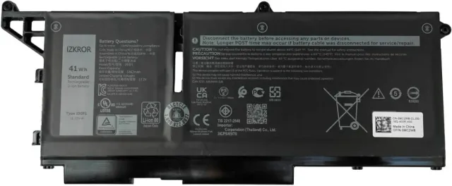 Dell Batéria 3-cell 41W/HR LI-ION pre Latitude 5430, 5530, 7430, 7530 (P/N: 451-BCWX) Dell Batéria 3-cell 41W/HR LI-ION pre Latitude 5430, 5530, 7430, 7530 (451-BCWX) — originálny produkt Dell